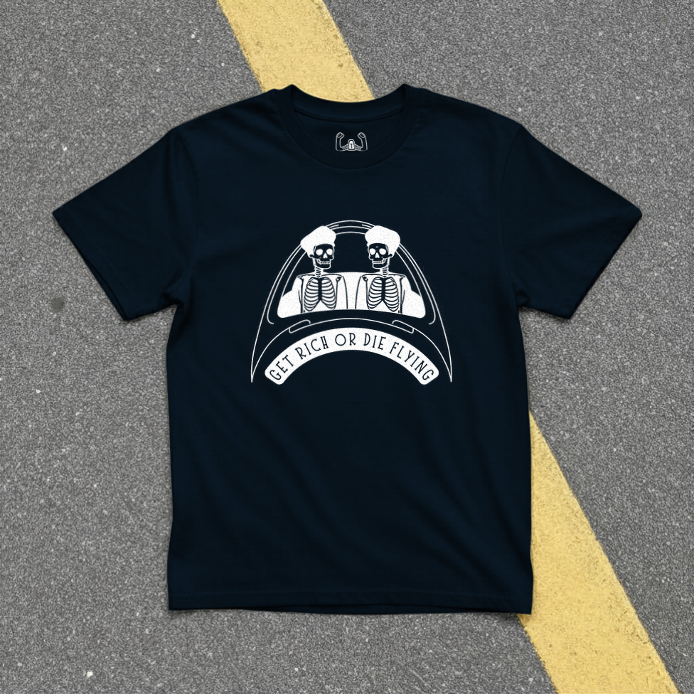Get Rich or Die Flying Tee