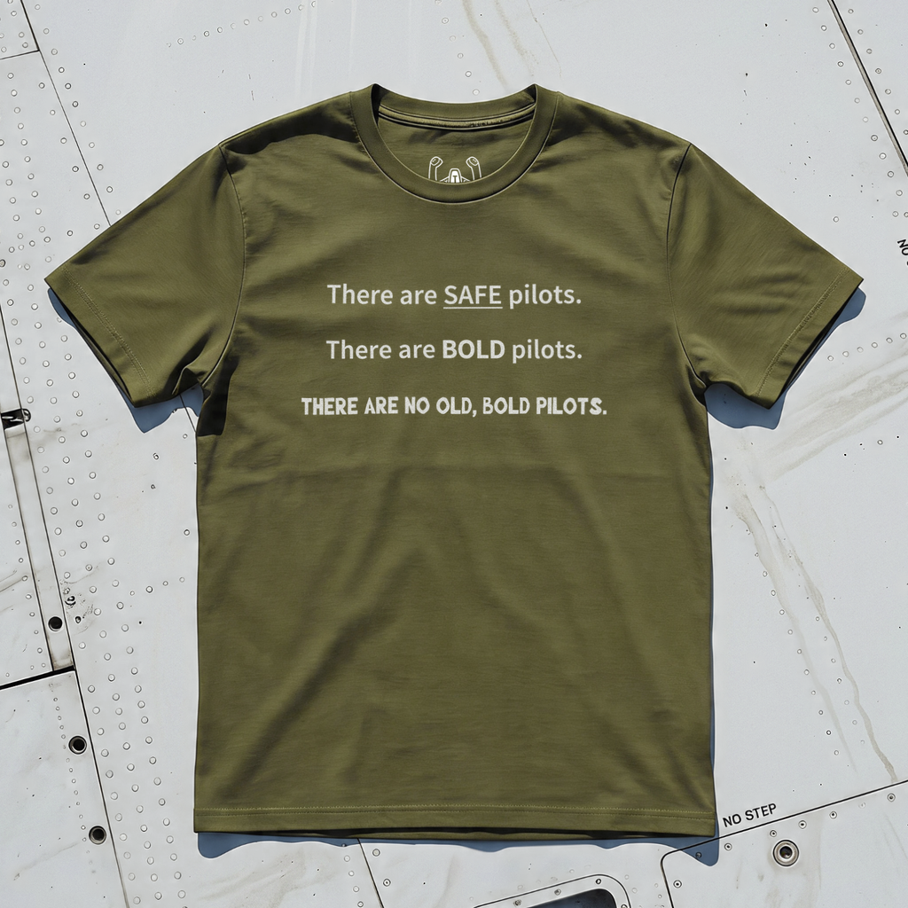 No Old Bold Pilots Tee