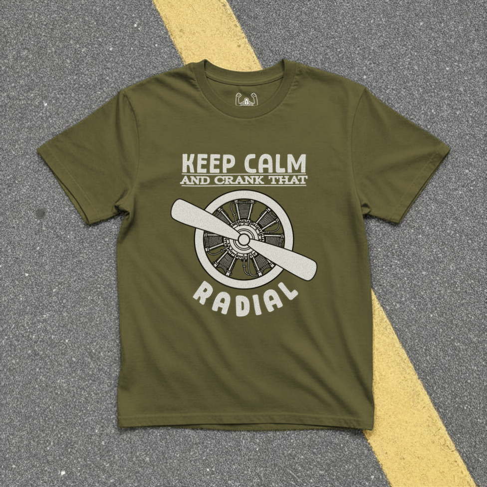 Keep Calm And Crank That Radial Tee
