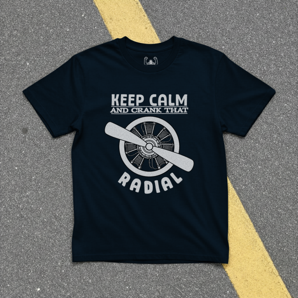Keep Calm And Crank That Radial Tee