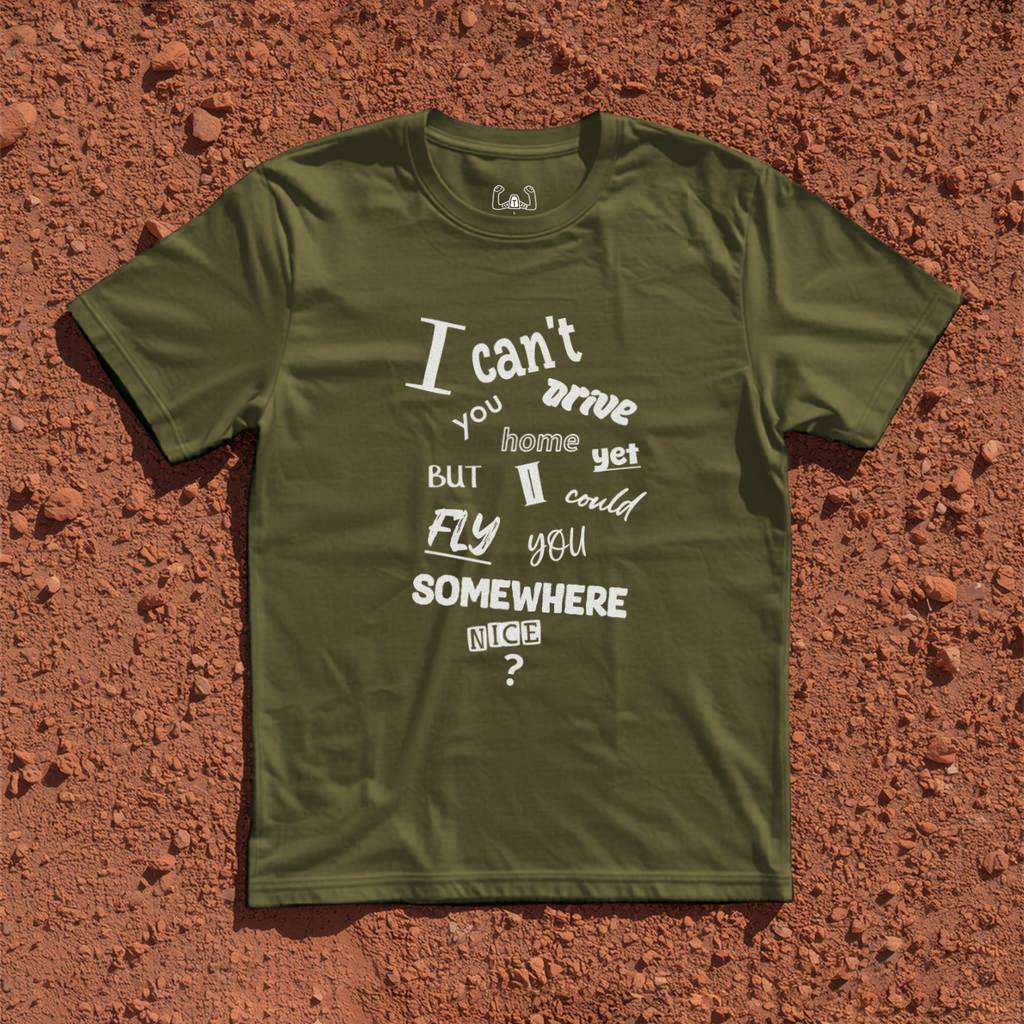 I Can't Drive You Home Yet But I Could Fly You Somewhere Nice? Tee