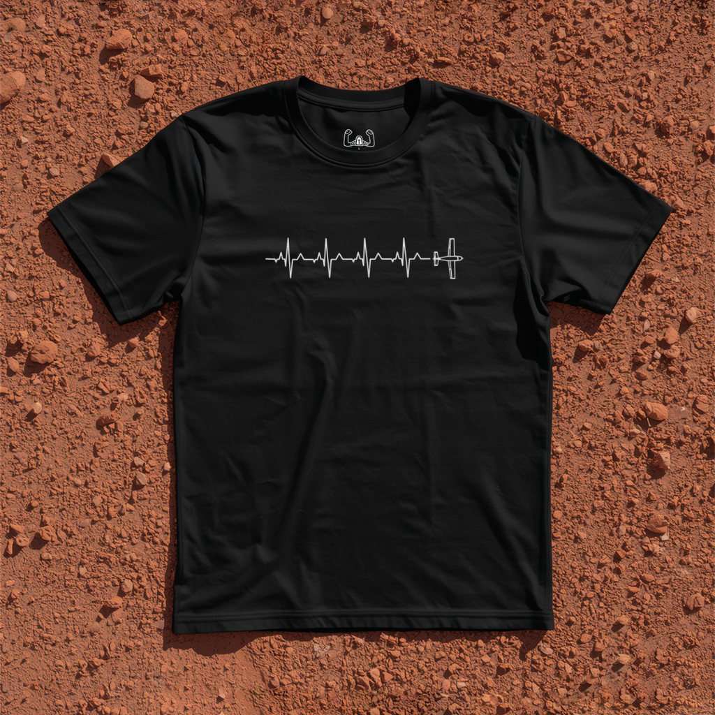 GA Airplane Heartbeat Tee