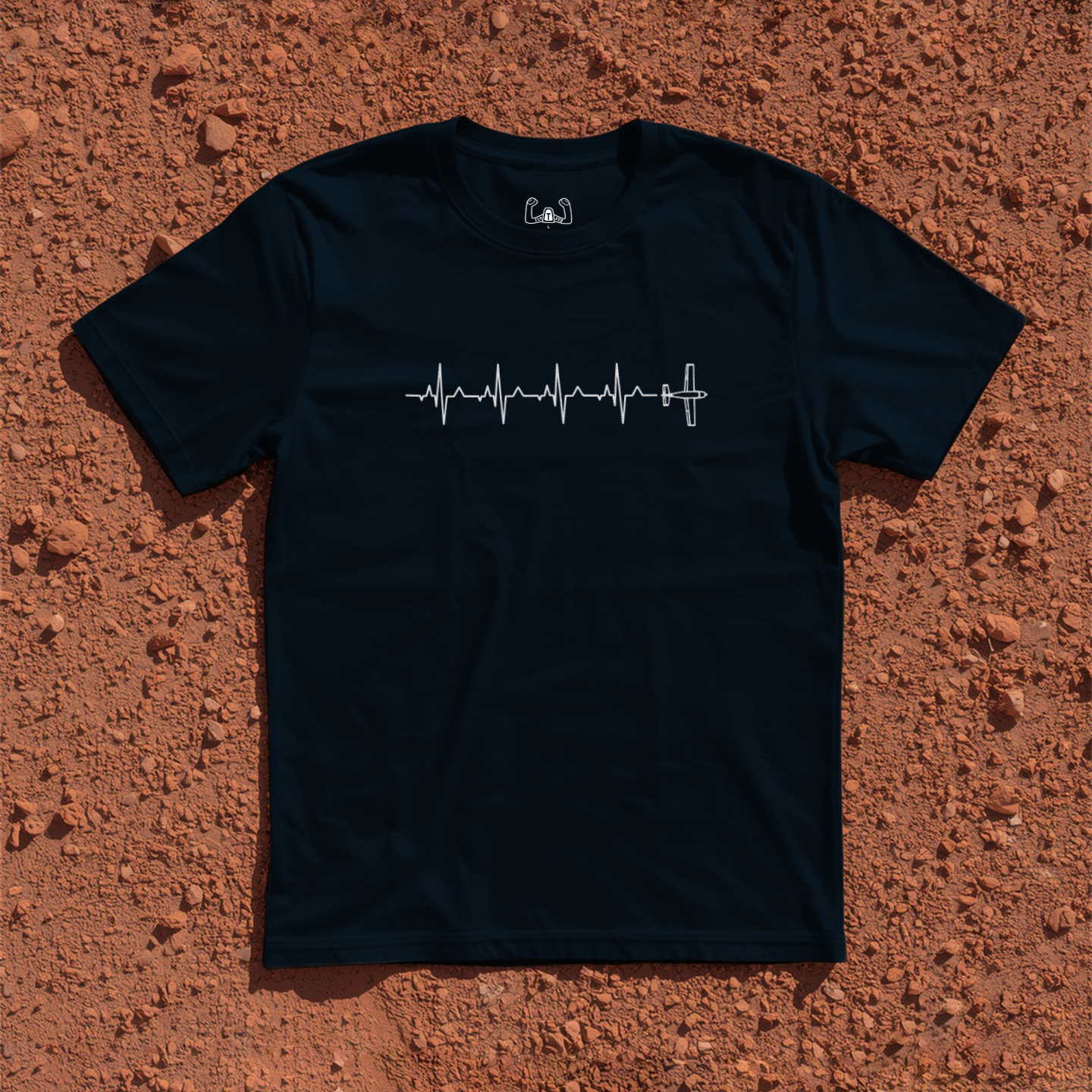 GA Airplane Heartbeat Tee