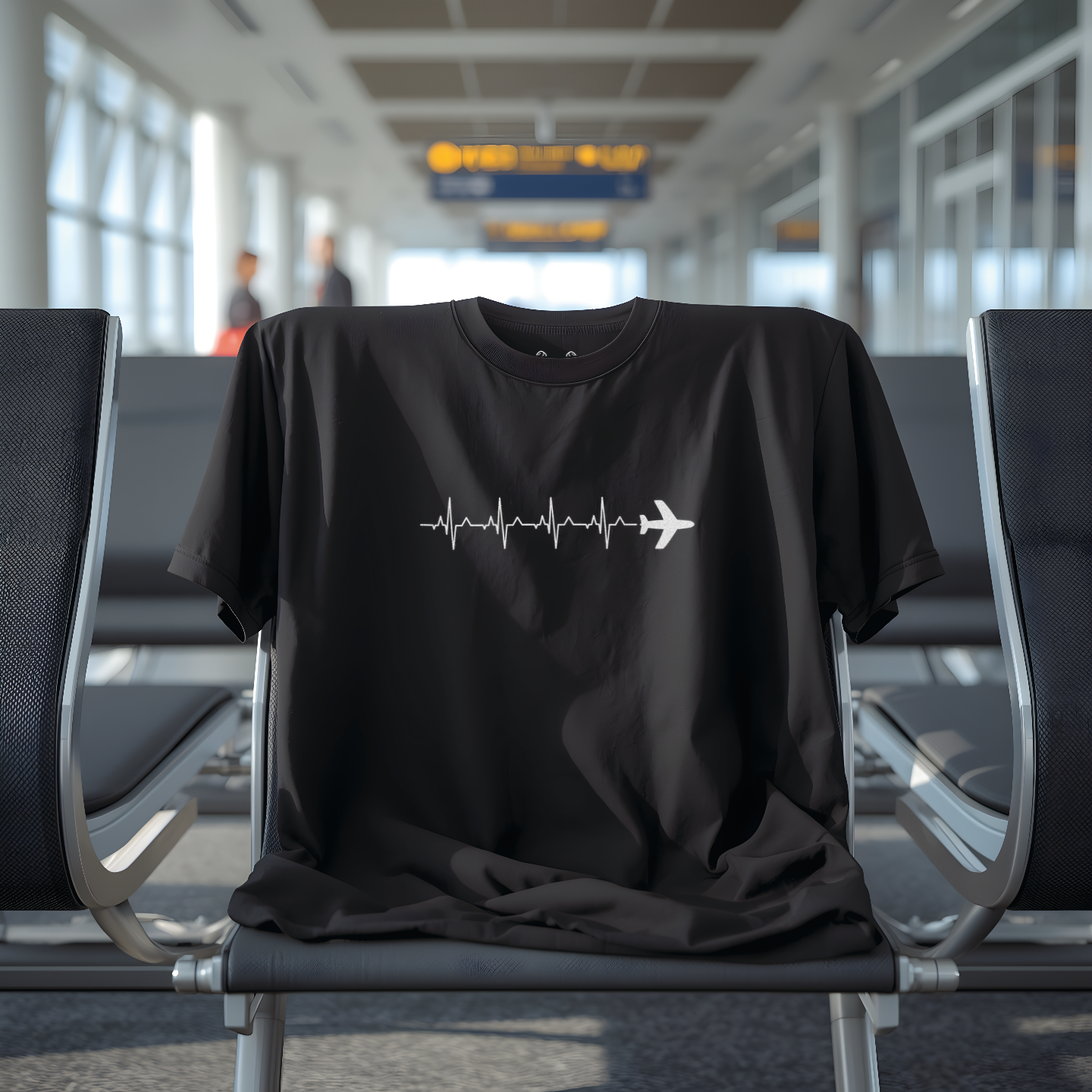 Generic Airplane Heartbeat Tee