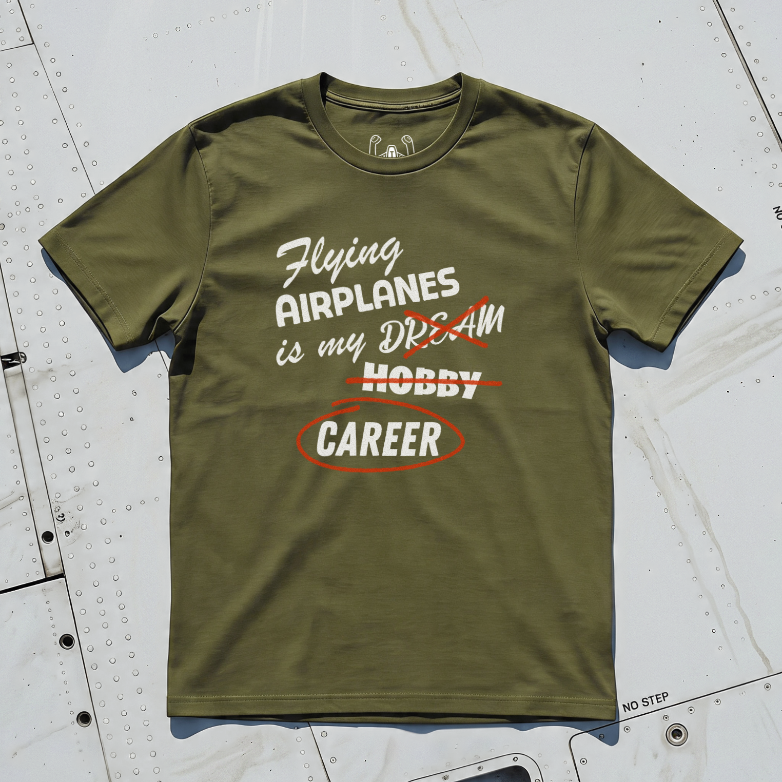 Flying Airplanes Is My Dream Hobby Career Tee