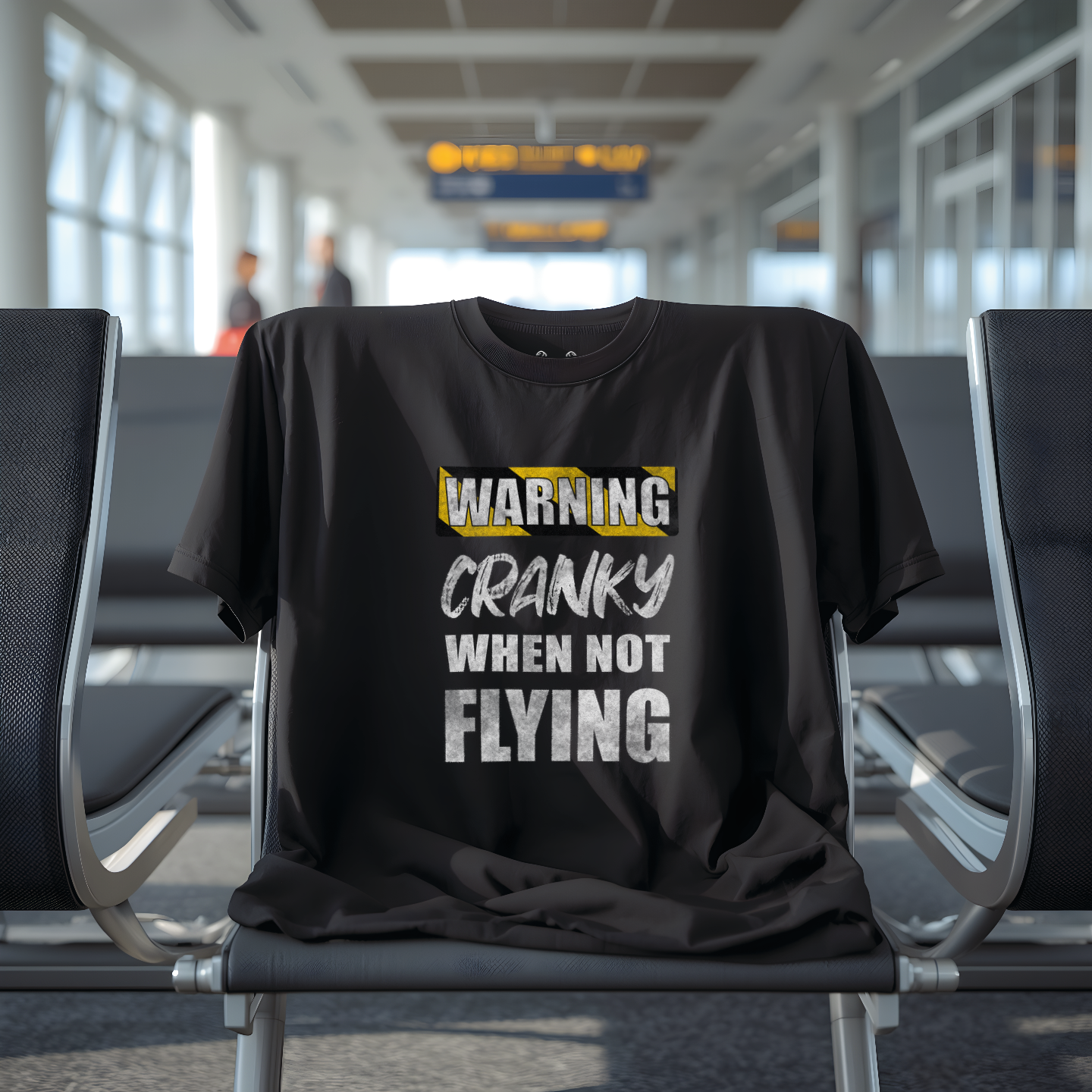 WARNING: Cranky When Not Flying Tee