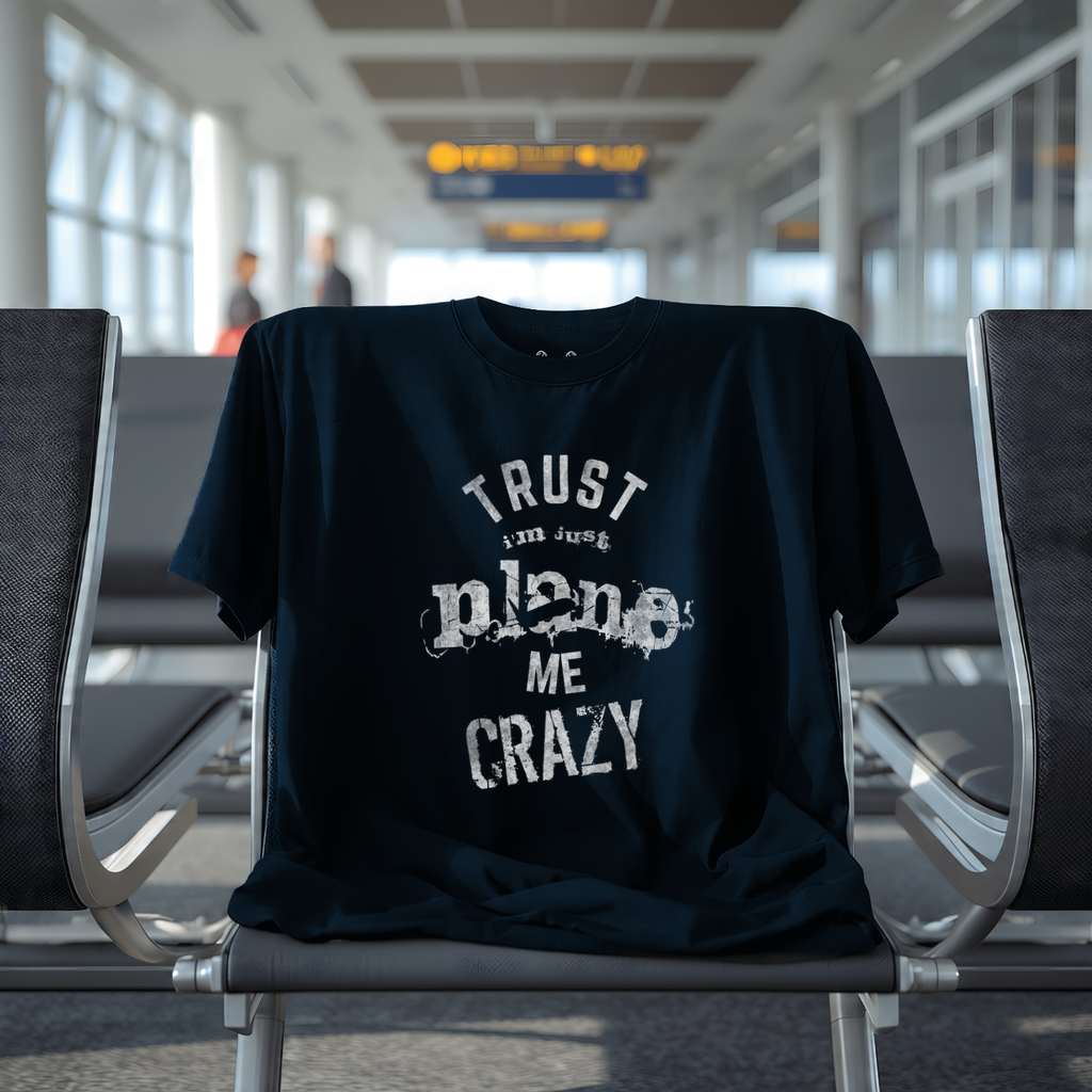 Trust Me I'm Just Plane Crazy Tee