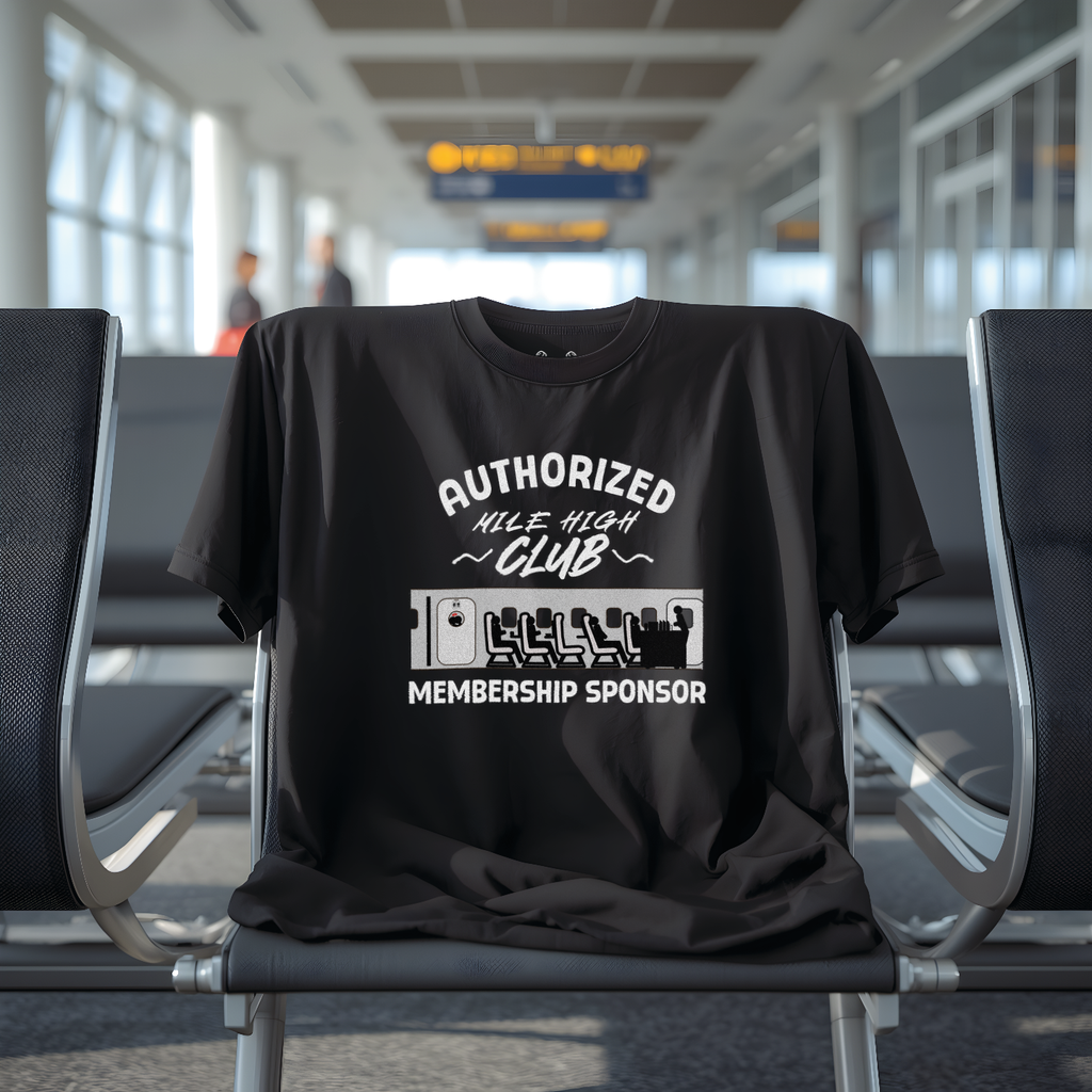 Authorized Mile High Club Membership Sponsor Tee