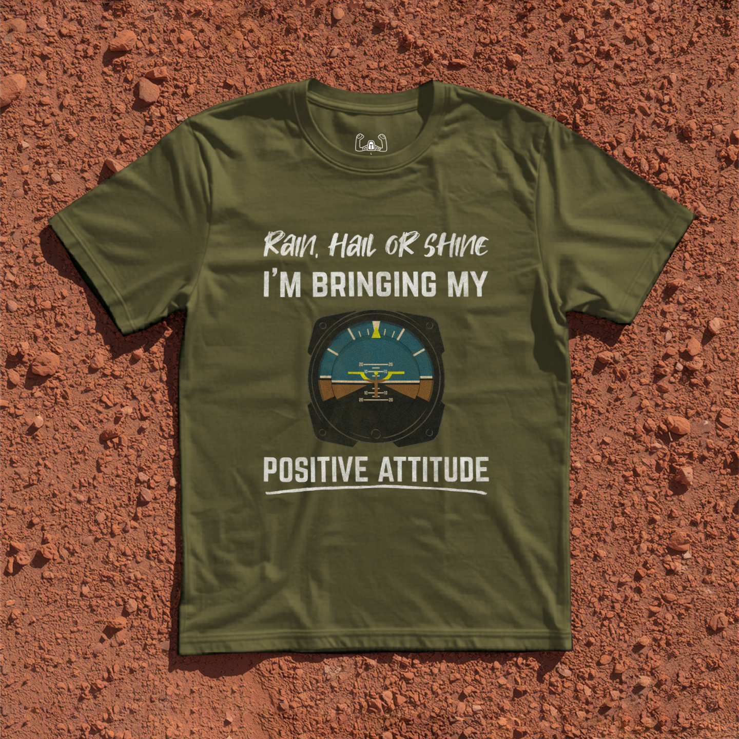 Rain, Hail or Shine I'm Bringing My Positive Attitude Tee